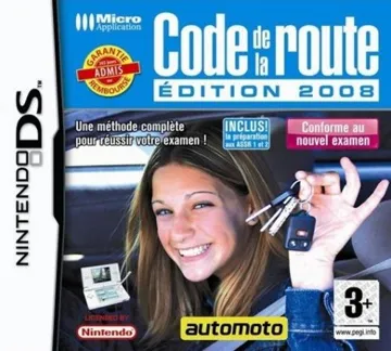 Rijexamen Training 2008 - Code de la Route 2008 (Europe) (Fr,Nl) box cover front